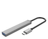 Orico USB-C - 1x USB-A 3.0, 3x USB-A 2.0 - szary - 1343456 - zdjęcie 3